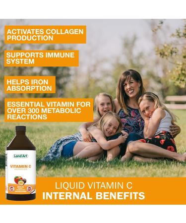 Vitamin C 250ml Immune System Support - Liquid Formula for Maximum Absorption - for Kids and Adults - Great Taste - Vegan - Non-GMO Gluten Free No Sugar Added - Made in Canada 250 ml (Pack of 1) - Buy Online on SooperMarket.com