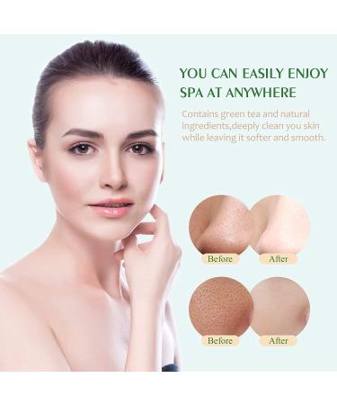 Green Tea Mask Stick for Face - Blackhead Remover with Green Tea Extract - Deep Pore Cleansing & Moisturizing Green Clay Mask - Purifying Formula for All Skin Types - Men and Women - Buy Online on SooperMarket.com
