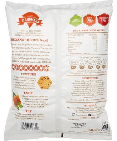 Manomasa Serrano Chilli & Yucatan Honey 12 x 140g Serrano Chilli and Yucaton Homey - Buy Online on SooperMarket.com