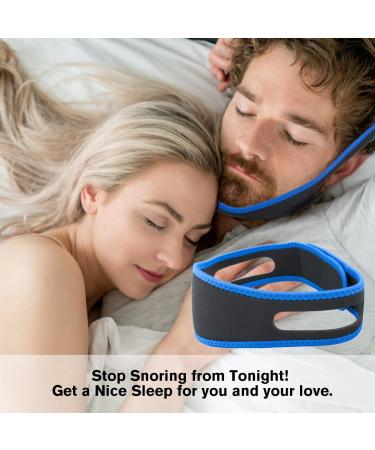 2023 Newest Anti Snoring Chin Strap - Effective Stop Snoring Aid for Men and Women - Adjustable & Breathable - Buy Online on SooperMarket.com