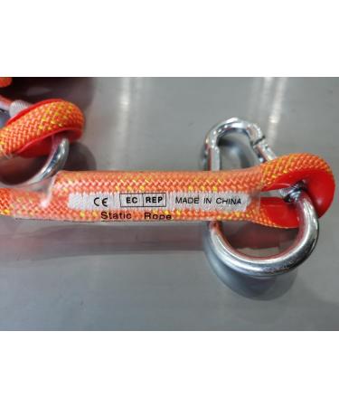 Airui 10mm Outdoor Climbing Rope - 10m Safety Braid Nylon Escape Rescue Rope in Orange - Buy Online on SooperMarket.com