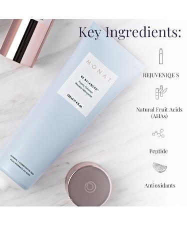 Buy MONAT Be Balanced Foamy Cleanser - Purifying Facial Cleanser with Natural Fruit Acids & Antioxidants - 120 ml | Shop Internationally - Buy Online on SooperMarket.com