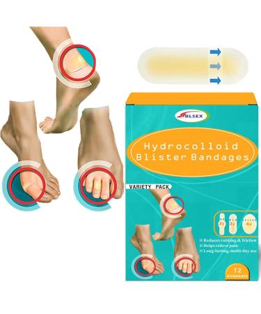 Hydrocolloid Bandages for Blister Prevention and Acne Removal - Waterproof Tape for Feet - Cellulite Remover - One Size - Buy Online on SooperMarket.com