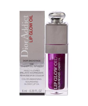 Christian Dior Dior Addict Lip Glow Oil - 006 Berry Women Lip Oil 0.2 oz 006 Berry 0.20 Fl Oz (Pack of 1)