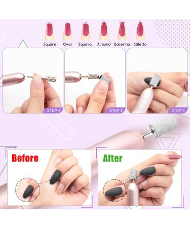 100Pcs 100Grit Nail Sanding Bands for Nail Drill | Medium Sanding Bands with Mandrel Bits | Zebra Sanding Bands 150Grit | Ideal for Acrylic Nails, Gel Manicures, and Pedicures - Buy Online on SooperMarket.com
