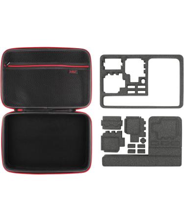 HSU Large Carrying Case for GoPro Hero 11-2 & Accessories - Red | Customizable Interior, Carry Handle & Carabiner Loop - Buy Online on SooperMarket.com