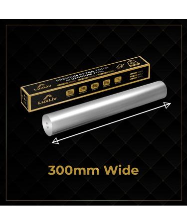 LuxLiv Extra Thick Heavy Duty 20 Micron Aluminum Foil - 161 sq ft - 11.8 x 164 ft - Buy Online on SooperMarket.com