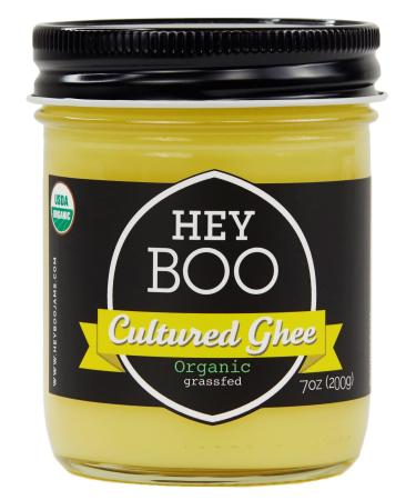 Organic Cultured Ghee - California Grassfed Cows - Award Winning Euro Styled High Fat Butter - Premium Black Label, 8 oz.