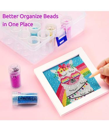 JUSTDOLIFE Embroidery Diamond Storage Box - 30 Small Beads Containers for Diamond Painting, Jewelry, Art & Craft - Buy Online on SooperMarket.com