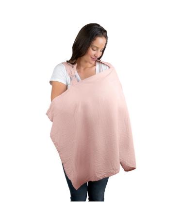 Muslin Nursing Cover for Baby Breastfeeding Soft & Breathable Cotton Breastfeeding Cover for Mom with Rigid Hoop for Mother Nursing Apron by Comfy Cubs (Lace)