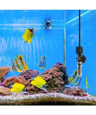 Silkwish Mini Aquarium Heater 50W for 20L-50L Tanks | Constant Temp 26 C Suction Cups & Temp Stickers | International Shipping - Buy Online on SooperMarket.com