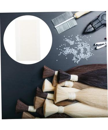 Didiseaon 5 Sheets Double-sided Tape 2 Side Adhesive Hair Tapes Adhesive Strips for Hair Extension Lace Wig Tape in Hair Extensions Human Hair Wig Tape Water Proof Double Sided Tape White 2X0.5X0.1CM White - Buy Online on SooperMarket.com