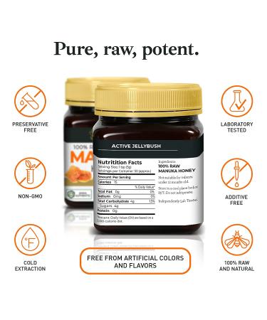 High Strength Manuka Honey MGO 850+ / 20+ Medical Grade - Raw & Active - AMHA Certified - 250g - Buy Online on SooperMarket.com