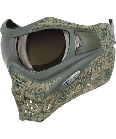 VForce Grill Special Edition Headstamp Paintball Mask Goggle with Quicksilver Lens - One Size Fits All - Buy Online on SooperMarket.com