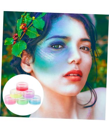 KALLORY 6pcs Fluorescent Eyeliner Waterproof Eyeliner Pencil Halloween Face Body Neon Paints Portable Makeup - Buy Online on SooperMarket.com