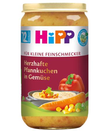 Hipp organic for small gourmet menus Hearty pancakes in vegetables 6 -pack (6 x 250 g) H 6721 pancakes/vegetables 250g 250g pancakes/vegetables