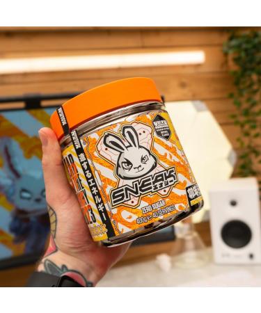 SNEAK Yuzu & Mandarin In-Game Focus Boost Energy Drink | Zero Sugar, Low-Calorie, Vegan | 40 Servings - 400g - Buy Online on SooperMarket.com