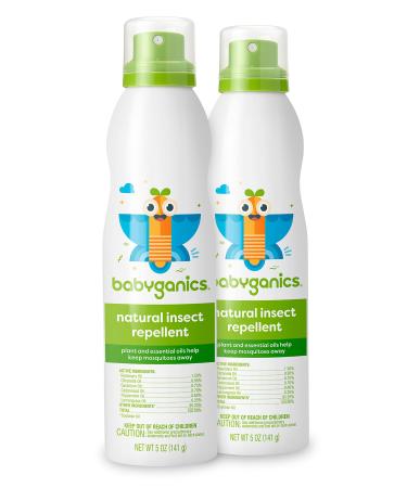 Babyganics Kids Continuous Insect Spray 5oz 2 Pack