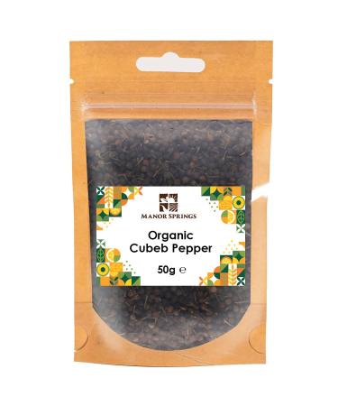 Organic Cubeb Pepper Whole 50g by Manor Springs Organic
