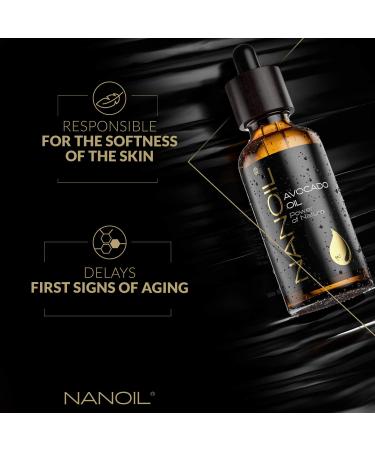 Organic Cold-Pressed Avocado Oil 50ml - Unrefined for Face Body & Hair Care | Vitamin Boost & Rejuvenation - Buy Online on SooperMarket.com