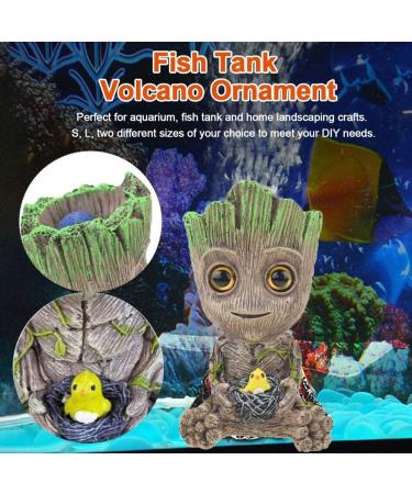 Aquarium Air Base & Groot Resin Ornaments | Air Stones & Decorative Aquarium Decor for Stunning Aquariums | International Shipping Available - Buy Online on SooperMarket.com