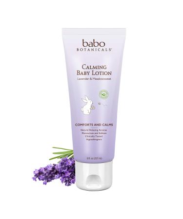 Babo Botanicals Calming Baby Lotion Lavender & Meadowsweet 8 fl oz (237 ml)