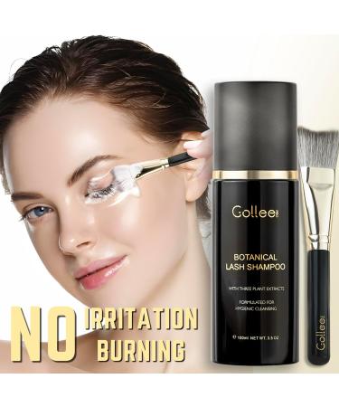 Lash Shampoo Kit - 100 ML Eyelash Extension Cleanser | Paraben & Sulfate Free Makeup Remover | Safe for Natural Lashes - Buy Online on SooperMarket.com