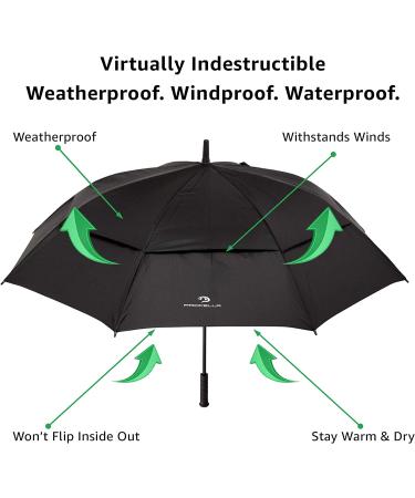 Procella Golf Umbrella 62 Inch - Windproof & Waterproof | Vented Canopy, Automatic Open | Best Golf Gift for Men & Women - Buy Online on SooperMarket.com