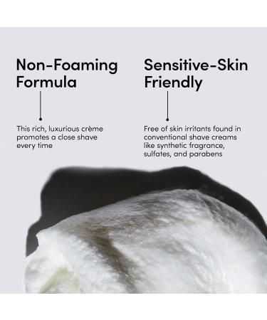 LATHER Almond Shaving Cream - Vegan Non-Foaming Shave Butter for Sensitive Skin | Gentle & Smooth Shaving Cream for Men & Women | 4 Oz - Buy Online on SooperMarket.com