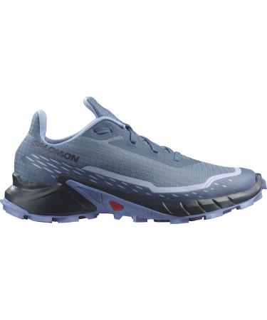 Salomon Women's Alphacross 5 Hiking Shoe - EU 40 Bering Sea Carbon Blue Heron | International Shipping Available - Buy Online on SooperMarket.com