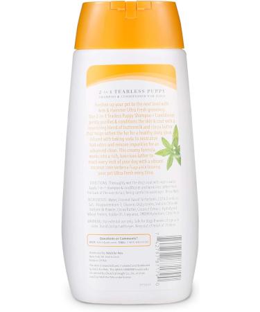 Arm & Hammer Ultra Fresh 2-In-1 Puppy Shampoo + Conditioner 473ml - Tearless Formula with Buttermilk & Coco Butter - Buy Online on SooperMarket.com