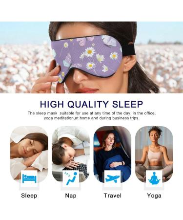 Adjustable Light Blocking Eye Mask for Deep Sleep | Breathable & Comfortable | Ideal for Travel, Yoga, and Meditation - Buy Online on SooperMarket.com