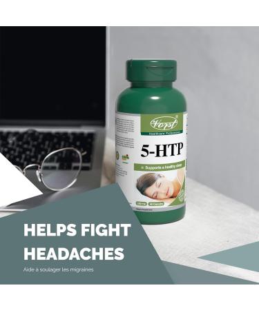 VORST 5-HTP 100mg 3 X 60 Capsules | Supplement For Promoting Natural Healthy Sleep & Fighting Symptoms of Minor Insomnia (3 Bottles) 60 count (Pack of 3) - Buy Online on SooperMarket.com
