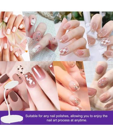 Aceshop Mini LED Nail Lamp - Portable 12W Quick Dry Gel Polish Curing Lamp | 60s USB Timer | 360 Rotatable Design - Home DIY Salon Manicure - Buy Online on SooperMarket.com