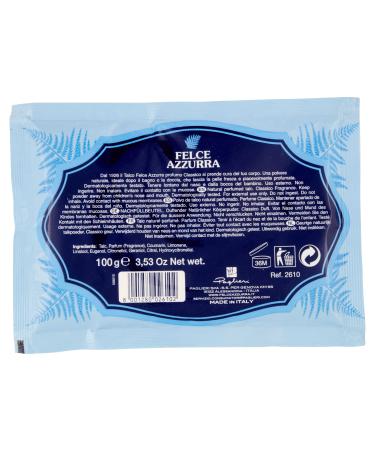 Felce Azzurra Talc Classic - 100g | Original Italian Scent - Buy Online on SooperMarket.com
