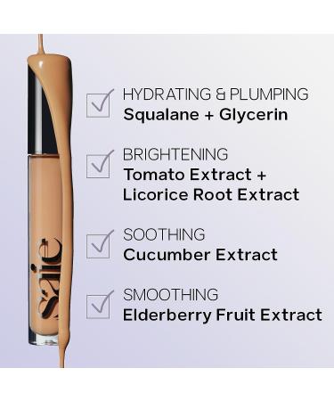 Saie Hydrabeam Concealer - Shade 2 (0.2 oz) | Light Coverage Brightening & Hydrating Creamy Under Eye Concealer - Buy Online on SooperMarket.com