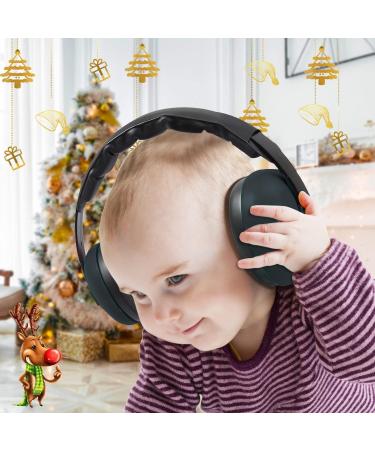 GUKOY Baby Ear Protection Headphones for Ages 0-3 | Noise Cancelling & Reduction Earmuffs for Infant Hearing | Black - Buy Online on SooperMarket.com
