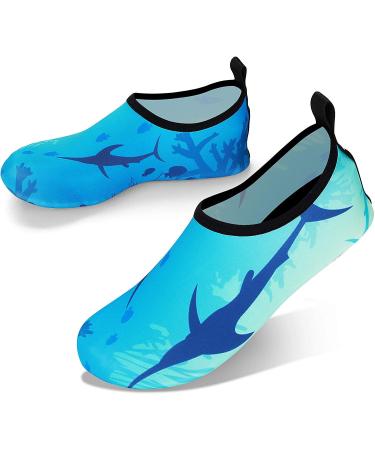 Joto water shoes for women men children unisex bathing shoes beach shoes quick-dry quick-drying aqua shoes swimming shoes surf shoes barefoot shoes 38/39 EU sea