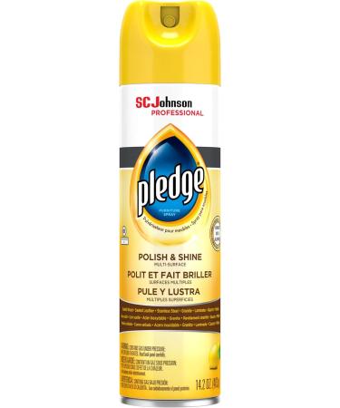 Pledge Lemon White Polish & Shine for Wood Furniture 14.2 Oz - Pack of 6 - Buy Online on SooperMarket.com