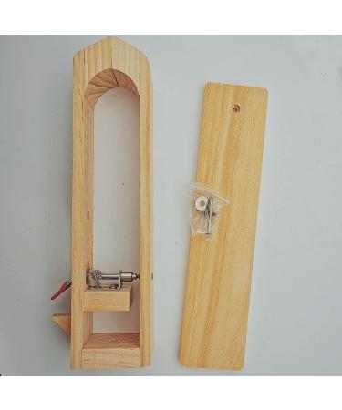 Leather Pony Clamp for Leathercraft Sewing DIY - Wood Hand Stitching & Lacing Tool - Buy Online on SooperMarket.com