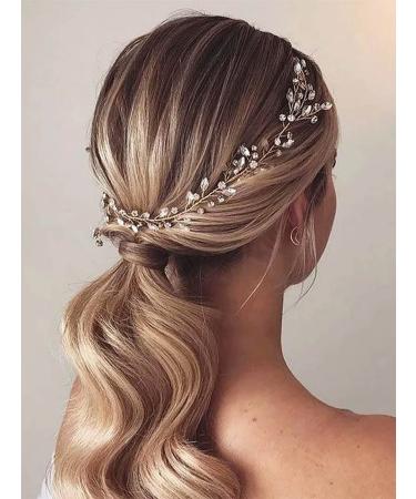EARENT Bride Wedding Crystal Hair Vine - Bridal Rhinestone Headband for Women and Girls (Silver) - Buy Online on SooperMarket.com