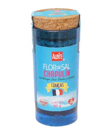 Fleur de Sel of Chapuline French Style with Zeste d Orange Fine Herbs and Spices Protein10% Low Sodium 8% Unbreakable Tumbler 60g for Cocktails Gourmet Cooking and Fusion with Spirits Tastes like France. The Caviar of Salt!