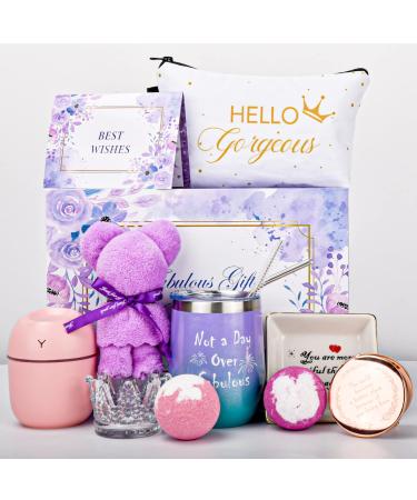 Birthday Gifts for Women, Unique Gift Baskets for Mom, Spa Relaxing Gifts Box for Her, Thank You Gifts for Who Have Everything, Get Well Soon Gifts for Women Female Wife Mom Sister Girlfriend