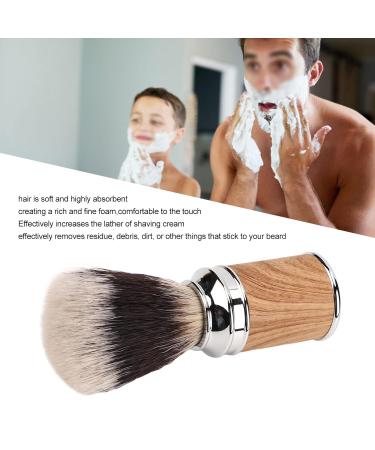 Premium Shave Brush for Men - Fast Drying & Easy Cleaning Beard Brush for Wet Shaves - Soft Bristles & Curved Handle - Portable for Home Travel & Salon - Buy Online on SooperMarket.com