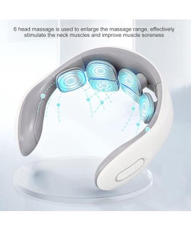 U-Shaped Neck Massage Device - Ergonomic 42 C Hot Compress Deep Tissue & Trigger Point Massager with 6 Heads for Home Office & Travel - International Shipping Available - Buy Online on SooperMarket.com