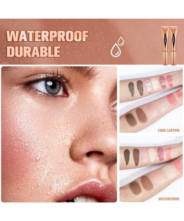 Natural Face Liquid Blusher Cream Cheek Eye Tint Peach Multi-use Makeup Cosmetic Cheek Makeup Stick Brighten Contouring A8G5 05 Contouring 12ml - Buy Online on SooperMarket.com