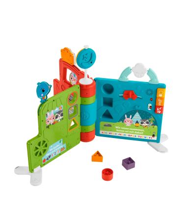 Fisher -Price HCL07 - Giant seat & standing adventure book electronic educational toy and activity center for babies and toddlers baby toys from 6 months