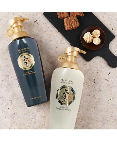 Daeng Gi Meo Ri Ki Gold Set - Korean Herbal Shampoo & Treatment for Revitalized Scalp & Hair - 500ml - International Shipping Available - Buy Online on SooperMarket.com
