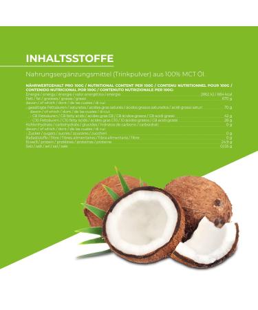 MCT Powder 400g - Premium Quality Coconut-Based Keto Supplement | GreatVita - Buy Online on SooperMarket.com