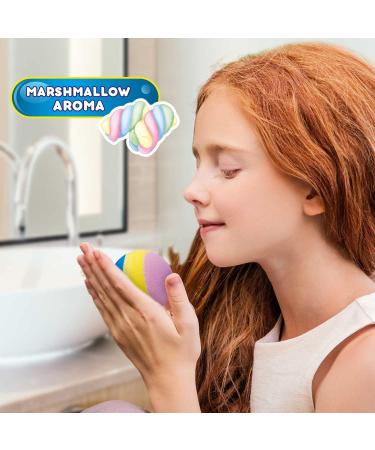 Inkee Rainbow Bath Bombs 3-Pack | Fragrant Kids Bath Time with Almond Oil & Colorful Layers - Buy Online on SooperMarket.com